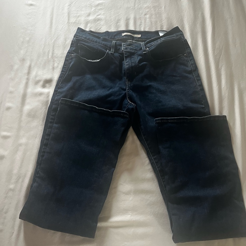 Women's Classic Dark Blue Boot Cut Jeans
